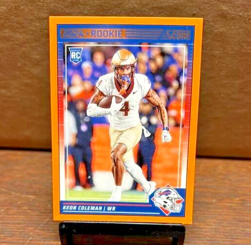2024 Score - Orange Parallel - Rookies #337 Keon Coleman (RC)