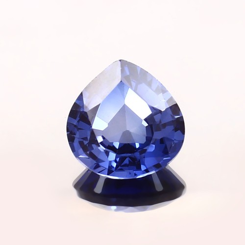 Pierre Précieuse Rare Non Sertie, Saphir Bleu De Ceylan De 0 Carat De Taille Ovale Vvs