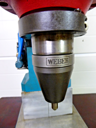 Weber elektropneumatische Taumelnietmaschine Kaltumformmaschine Nietmaschine KMT - Picture 4 of 6