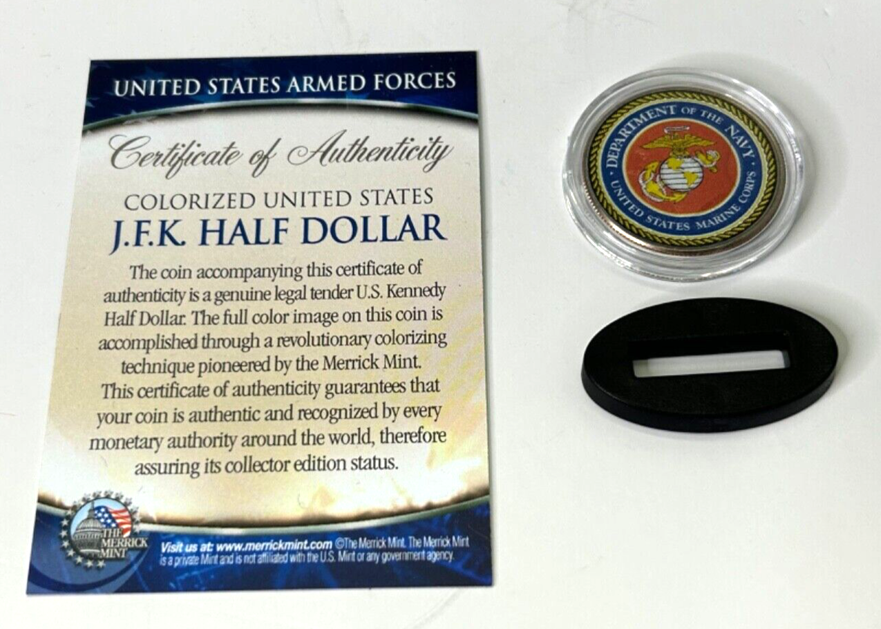 US Marine Corps Commemorative JFK Half Dollar