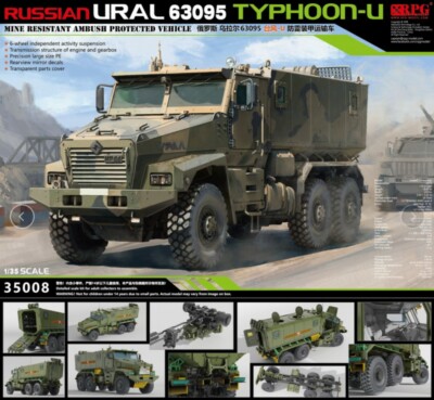 RPG Model 35008-A 1/35 RUSSIAN URAL 63095 TYPHOON-U Gravity resin wheel version