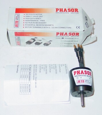 Jeti Phasor Brushless Motor 15-3, RC