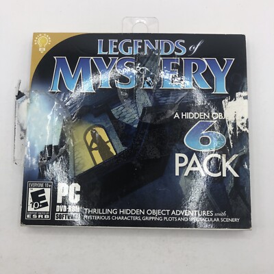Legends of Mystery A Hidden Object 6 Pack Relic Hunt  PC Computer Games