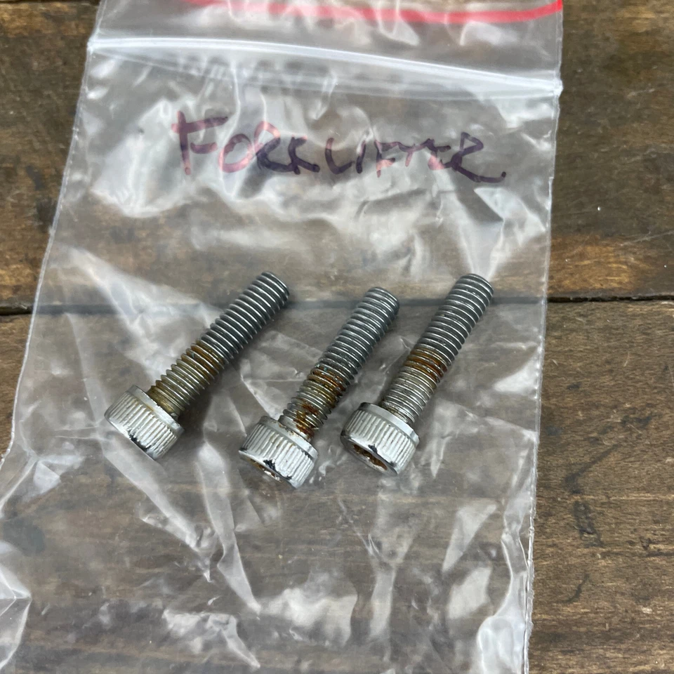 Redline Pernos de vástago para carretilla elevadora OId School BMX OG 1980s RL20II Lote de 3 pernos Foto 3 de 4