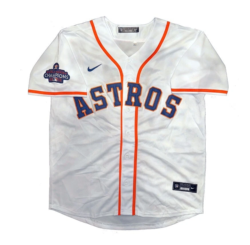 Jeremy Pena Autographed Houston Astros 2023 World Series Jersey JSA COA!