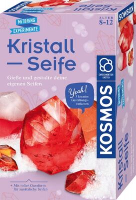 Kosmos Mitbring-Experimentierkasten Kristall-Seife | Kinder Experiment ab 8 Jahr