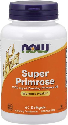 NOW Foods Super Primrose 1300 Mg with GLA (Gamma-Linolenic Acid), Softgels