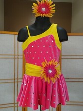 Costume Gallery Yellow Jazz Tap Lyrical Modern Ballet Dance Competition Size Sm