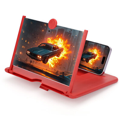 10'' Screen Mobile Phone Amplifier 3D HD Phone Mount Magnifier