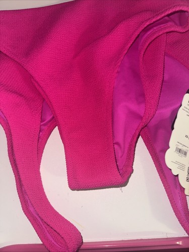 Women's LOVE & SPORTS Scrunchy Pink 1-Piece Swimsuit Plus Size XS (0-2) See Pics - Picture 10 of 15