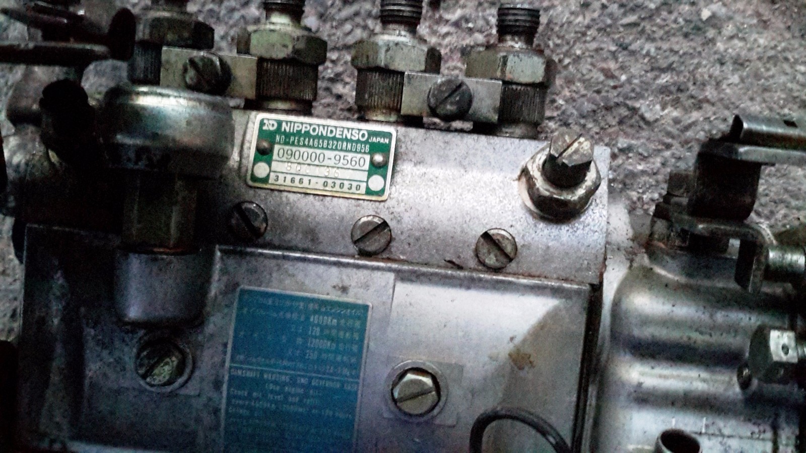 Mitsubishi 4DR5 Diesel fuel injection pump Nippondenso eBay