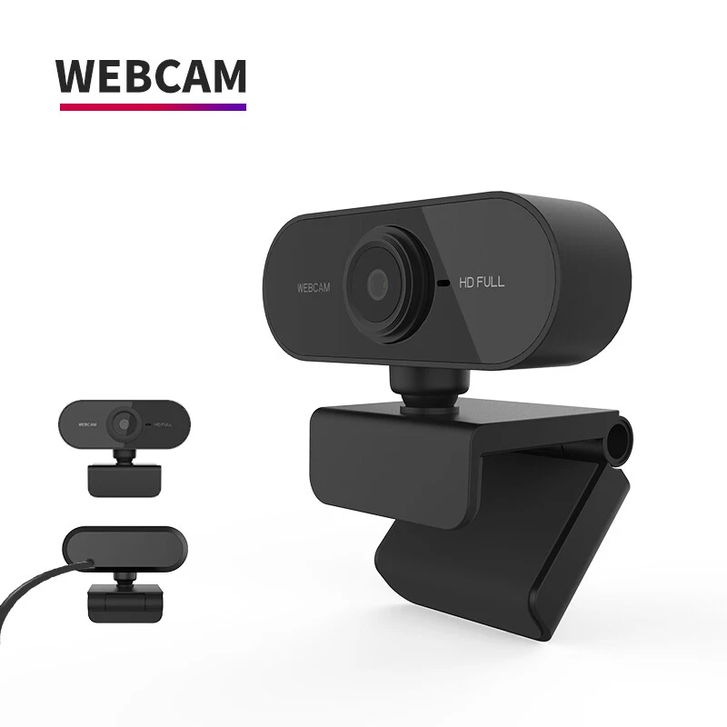 WEBCAM FULL HD 1920x1080 PC MICROFONO SKYPE ZOOM SMARTWORKING VIDEO CHIAMATE - Immagine 2 di 4