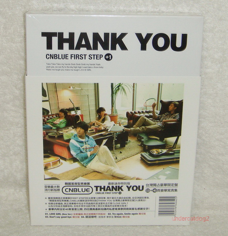 CNBLUE First Step +1 Thank You CD +40P +6 Photo Cards | eBay