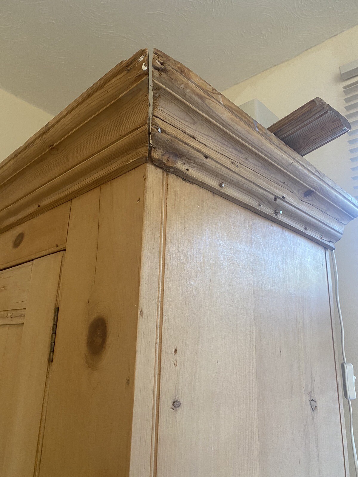 antique pine wardrobe eBay