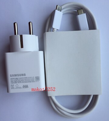Chargeur Rapide 65W Blanc Pour Samsung Galaxy Book Et Galaxy Book Pro - Alimentation Portable