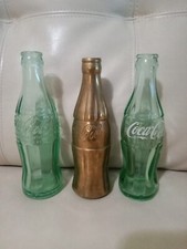 Lot of 3 Vintage Coca cola battle, collectible