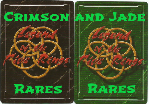 Rare + Fixed Crimson and Jade C&J L5R CCG Legend of the Five Rings Clan Wars