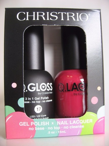 Q GLOSS Christrio Duo 3 IN 1 Soak-Off Gel w/Polish No Base, Top or Cleanse Pt 1 - Picture 18 of 54
