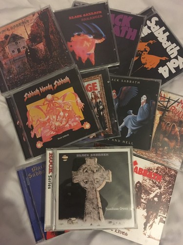 Black Sabbath Bloody CD Collection Lot Bundle Paranoid Master Vol.4 Mob Headless - Picture 1 of 2