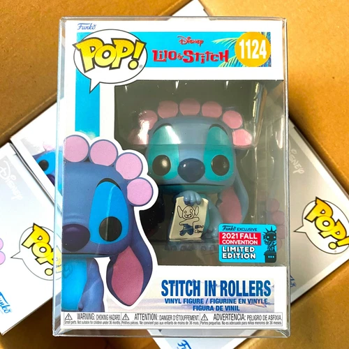 Funko Pop NYCC 2021 Share Exclusive : Disney Stitch in Rollers #1124 "MINT"