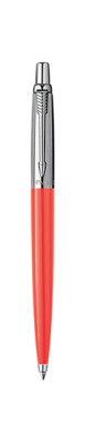 Parker Jotter Ballpoint Pen  Tactic Coral & Stainless Steel  Made In France New 