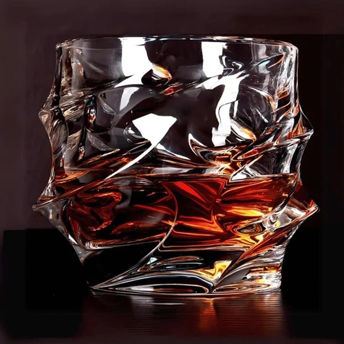 Glas Whiskygläser Japanisches Kristall Whiskyglas schwerer dicker Boden - Bild 7 von 12