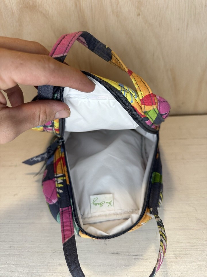 Vera Bradley JAZZY BLOOMS Lunch Tote LET'S DO LUNCH Insulated Bag Clear