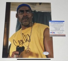 COOLIO AUTOGRAPHED 8X10 COLOR PHOTO (ACTOR / RAPPER) - PSA DNA!