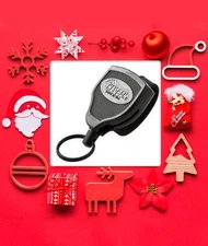 Gifts For Men. KEY-BAK Heavy Duty Retractable Key Reel-Free Postage
