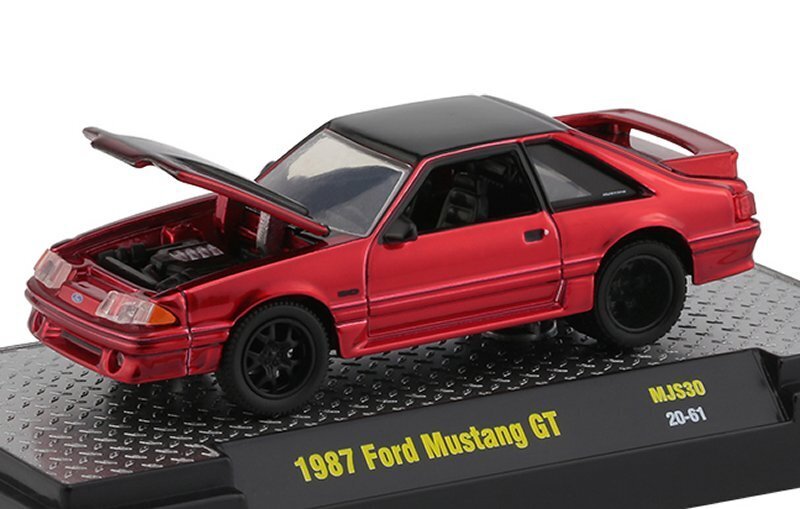 FORD Mustang GT 1997 redmetallic black M2 1:64