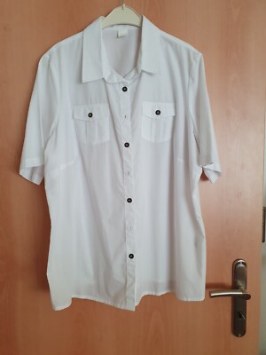 Damen Bluse weiß Gr.48