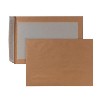 POSTHORN Papprückwandtaschen C4 ohne Fenster (100 Stück) Haftklebend 120 g/qm Braun