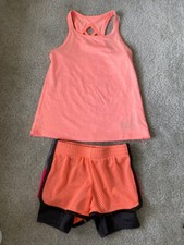 Champion Girls Shorts  Sport Tank Top Athletic Workout Size 6-6x