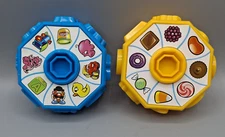 Play-Doh Mega Fun Factory Stamper Replacement Wheels, Yellow and Blue