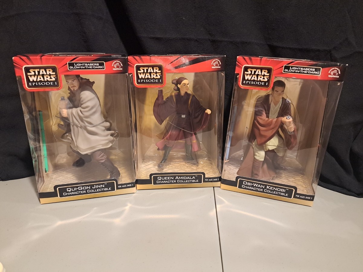 Applause Star Wars Episode I Set Of 3 Vinyl Action Figure, JC
