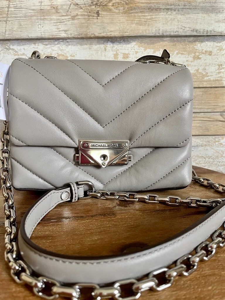 Michael Michael Kors CECE CHEVRON QUILTED LEATHER MINI CHAIN CROSSBODY