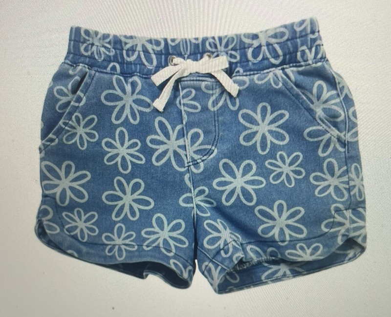 Girls (7/8) Wallflower Daisy Print Pull On Shorts Leilani Style