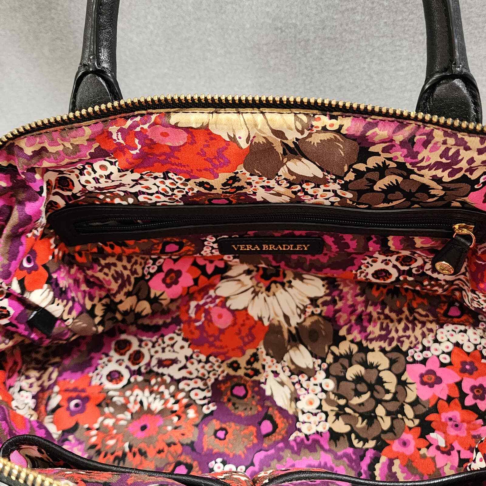 VERA BRADLEY Concealed Carry Black Quilted Floral Lin… Gem