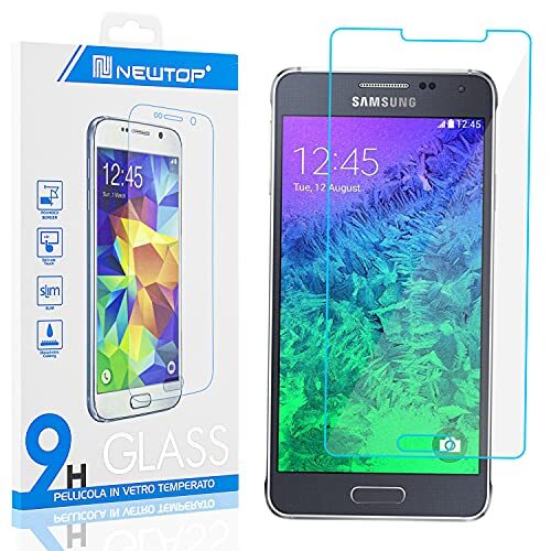 N NEWTOP [1 PEZZO] Pellicola GLASS FILM Compatibile con Samsung Galaxy A3 (L8j)