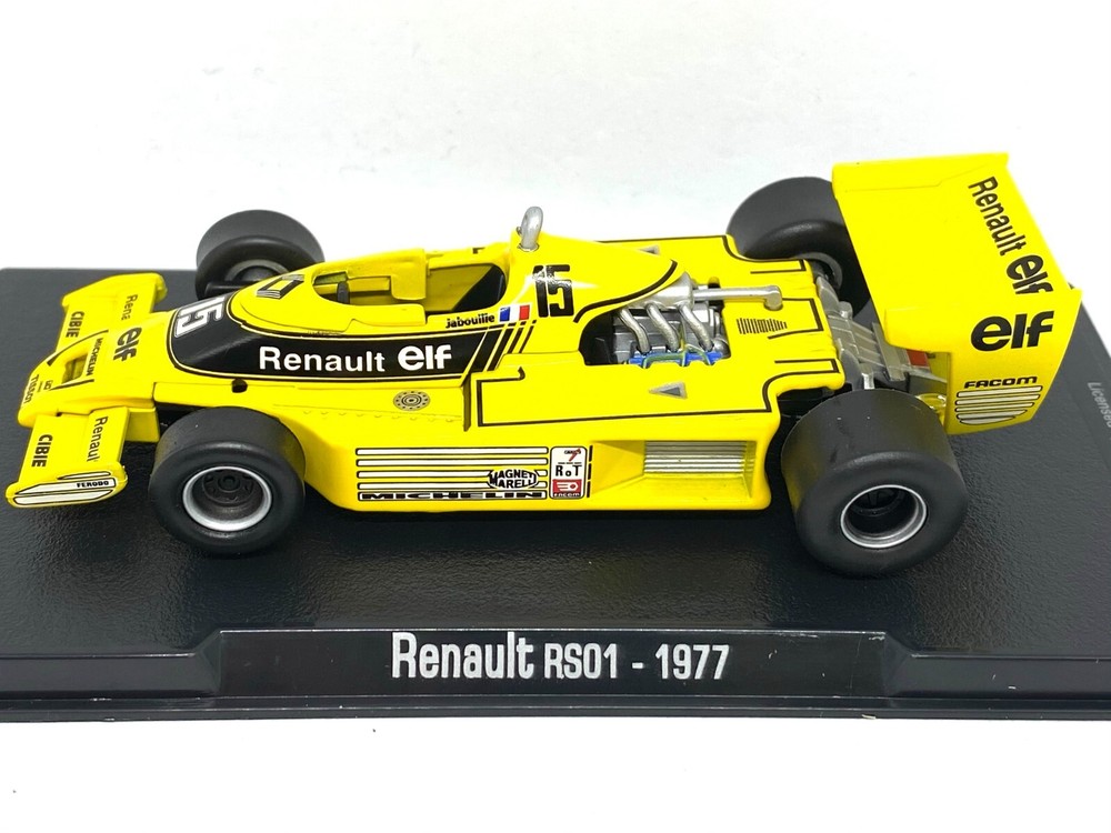 Renault RS01 F1 Diecast Model - J P Jabouille 1977 Model F1 Race Car 1:43 Scale
