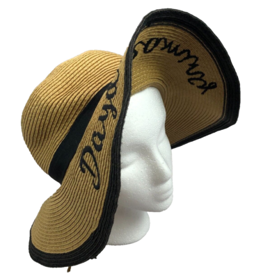 Daydreaming Floppy Sun Pool Vacation Beach Hat One Size Tan  display picture 3