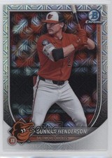 2025 Bowman Mega Box Chrome Mojo Refractor Gunnar Henderson #2 19yg