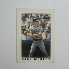 1988 Topps #41 Dale Murphy League Leaders Mini Braves