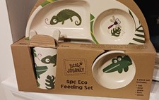Children's 5 pc place setting Crocodile theme