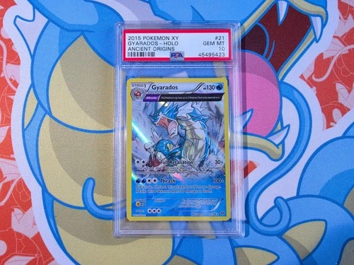 Gyarados - 2015 Pokemon XY Ancient Origins #21 Holo - PSA 10 💎