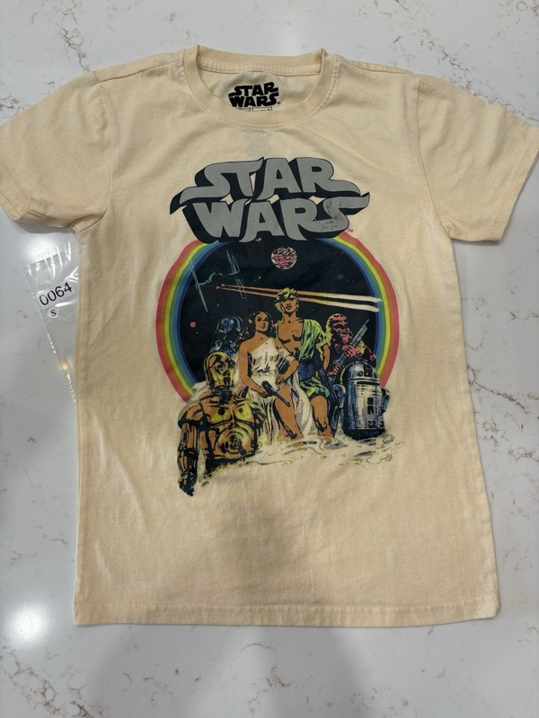 Star Wars Graphic T-Shirt Vintage Style Movie Tee Adult Small