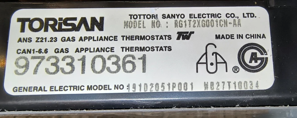 Placa de control de horno de cocina GE WB27T10034 con placa de reloj blanca WB27T10038 Foto 4 de 4