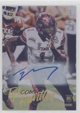 2020 Panini Luminance Rookies Gold Auto 94/100 Tyler Huntley #170 Auto 3c4