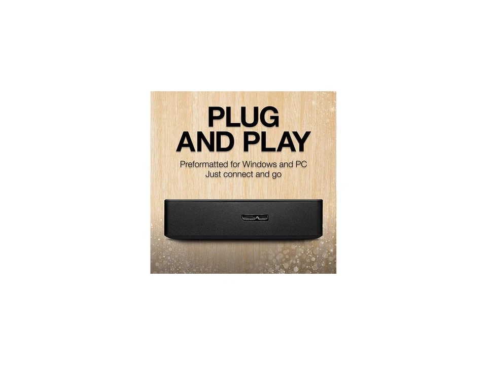 Seagate Portable 5TB External Hard Drive HDD Slim - USB 3.0 for PC Laptop and - Image 2 of 4