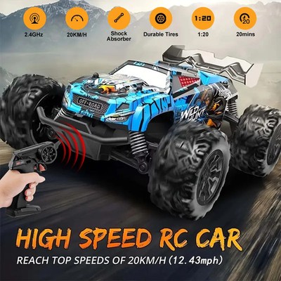 RC Offroad Auto 1:14 Bigfoot 2,4GHz High Speed Kletterauto mit LED & Stoßdämpfer